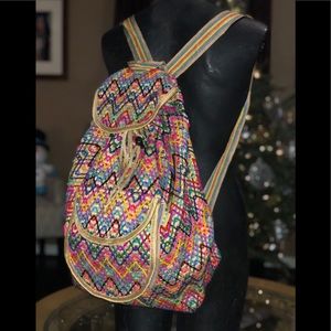 New Large Mexican chic bohemian backpack